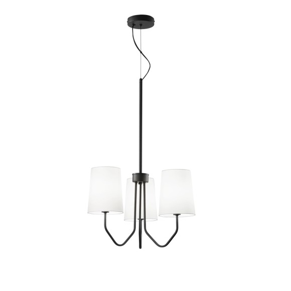 Luce Ambiente Design I-SALLY-3-NER Pendelleuchte SALLY E14 | schwarz