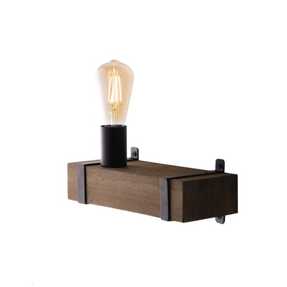 Luce Ambiente Design I-TEXAS-AP1 Wandleuchte TEXAS | 1×60W E27 | schwarz