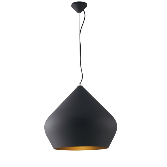 Luce Ambiente Design I-THOLOS-S52 NER Pendelleuchte THOLOS | 1×60W E27 | Seilleuchte | schwarz