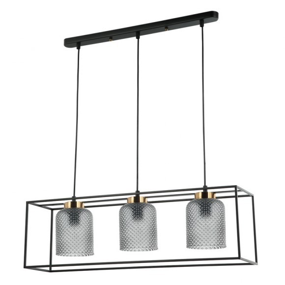 Italux PND-23231-3-BK+SG Pendelleuchte Sinella E27