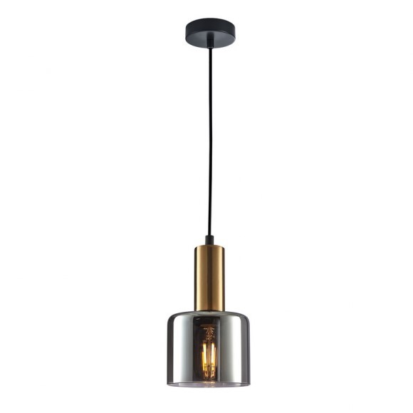Italux PND-65342-1-BRO+SG Pendelleuchte Santia E27
