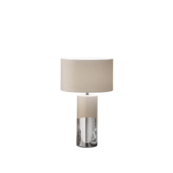 Luce Ambiente Design I-TATAKA-L-MC Tischlampe TATAKA | 1×60W E27 | mit Schalter | chrom