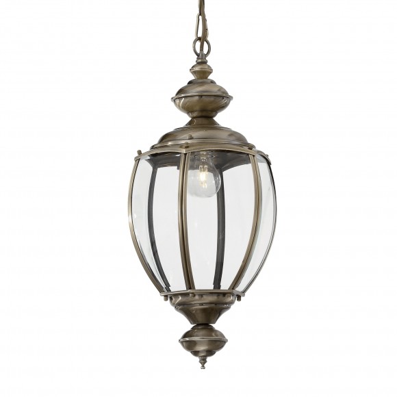 Ideal Lux 005911 Pendelleuchte Norma big Brunito 1x60W | E27 - bronze