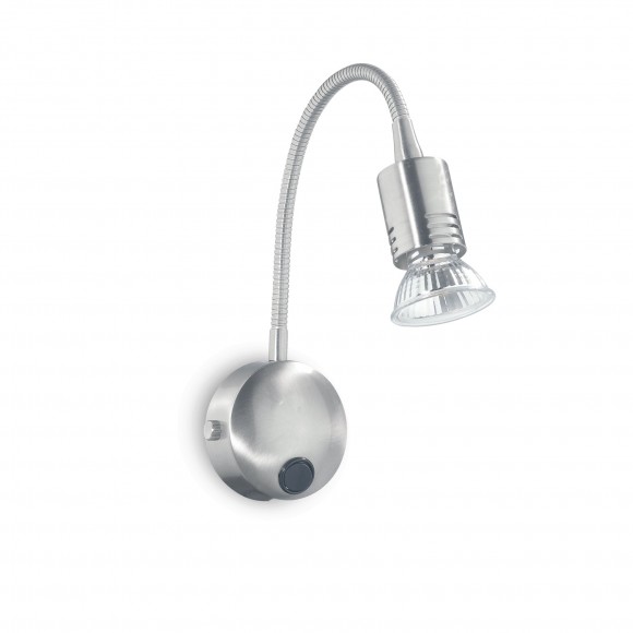Ideal Lux Wandleuchte 006161 Flex Nickel 1x50W | GU10 - Nickel
