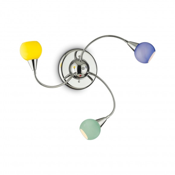 Ideal Lux 006543 Kinder Decken- und Wandleuchte 3x40W Tender | E14