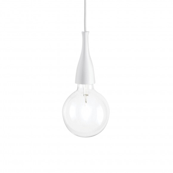 Ideal Lux 009360 Pendelleuchte 1x70W Minal Bianco | E27 - weiß