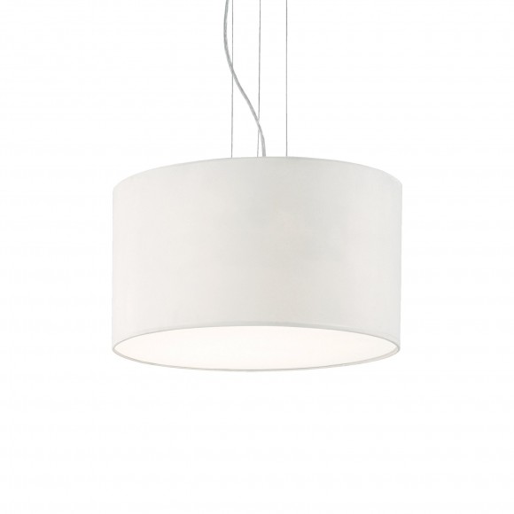 Ideal Lux 009698 Pendelleuchte 5x60W Wheel | E27 - weiß