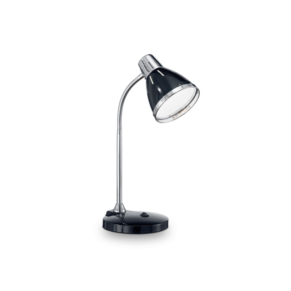 Ideal Lux 034393 Tischleuchte Elvis Nero 1x60W | E27 - schwarz