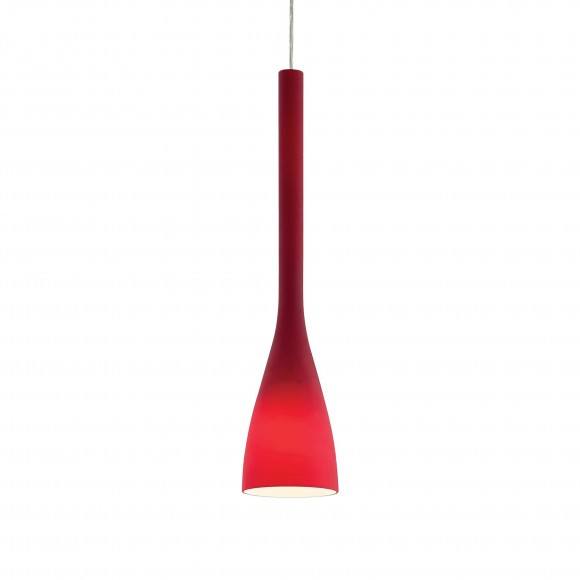 Ideal Lux 035673 Pendelleuchte Flut Big Rosso 1x60W | E27 - rot