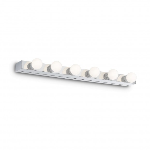 Ideal Lux 045627 Wandleuchte 6x40W Prive | E14 - chrom