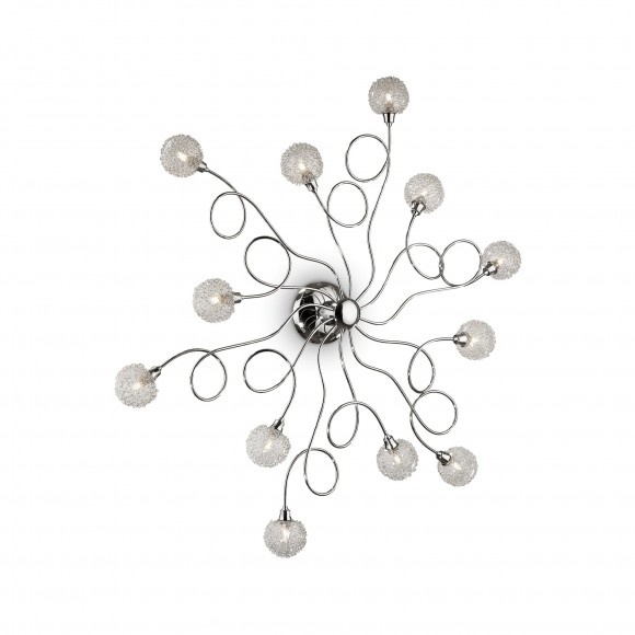 Ideal Lux 074 641 Anbauleuchte Pon Pon 12x40W | G9 - chrom