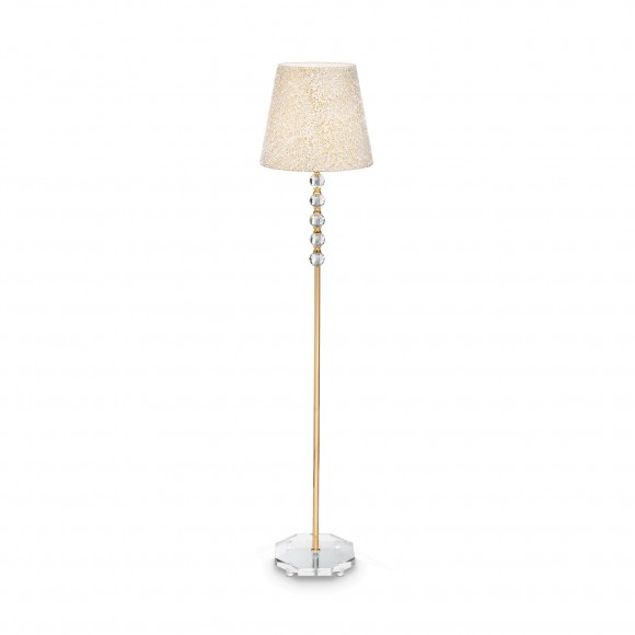 Ideal Lux 077765 Stehleuchte 1x60W Queen | E27 - gold