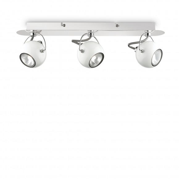 Ideal Lux 077901 Deckenleuchte 3x28W Lunare | GU10 - weiß