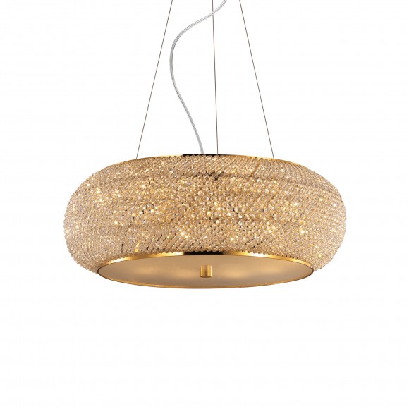 Ideal Lux 082257 Pendelleuchte Pasha Oro 10x40W | E14 - gold