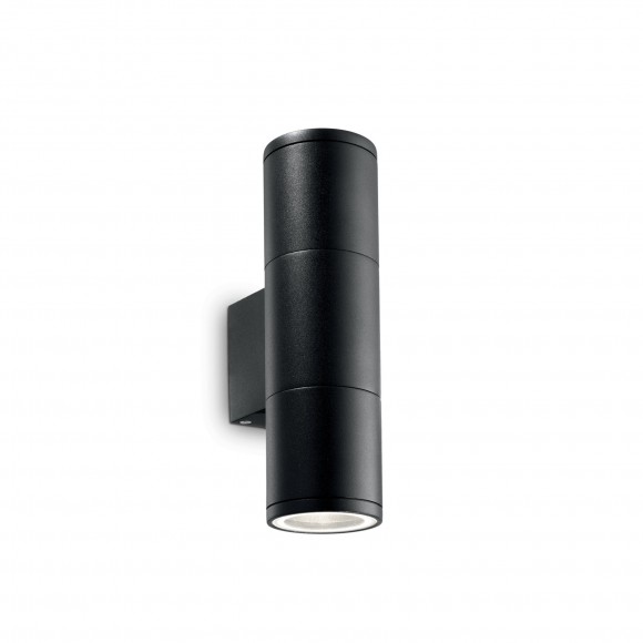 Ideal Lux 100395 Außenwandleuchte 2x35W Gun | GU10 | IP54 - schwarz