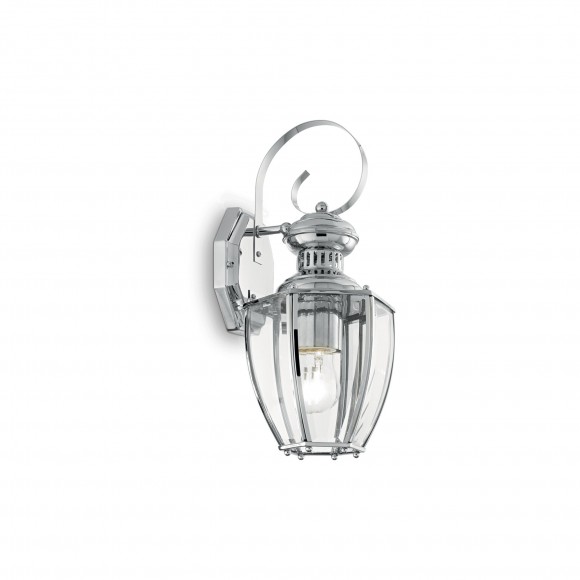 Ideal Lux 100425 Wandleuchte Norma Big Cromo 1x40W | E14 - chrom