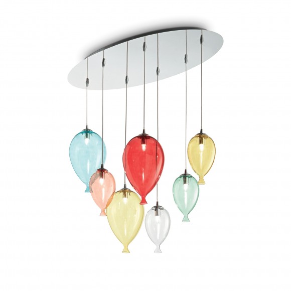 Ideal Lux 100937 Kinder Leuchte 7x40W Clown | G9