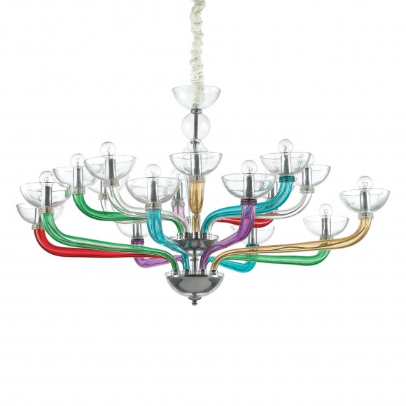 Ideal Lux 104812 Pendelleuchte Casanova Color 16x40W | E14
