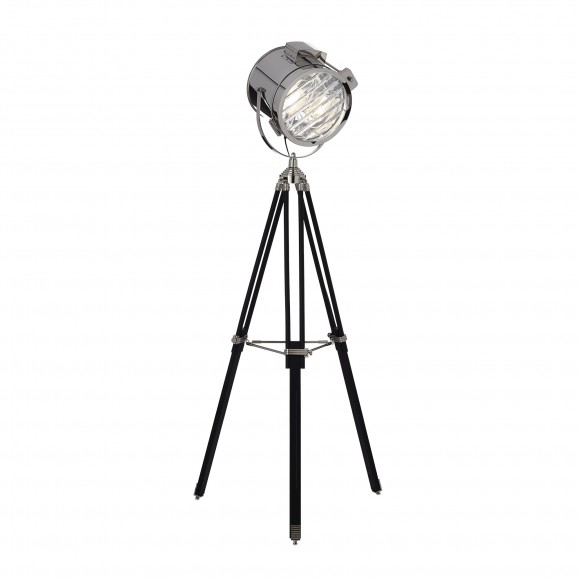 Ideal Lux 105659 Reflektor Stehleuchte Kraken 1x60Wx | E27 - schwarz