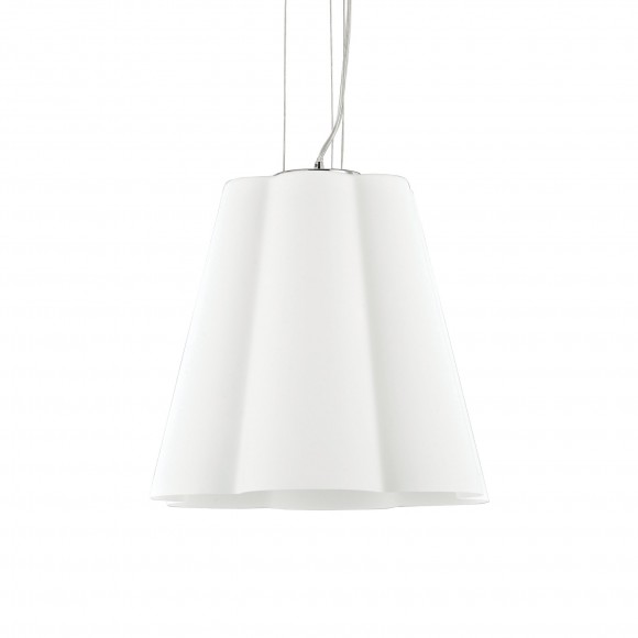 Ideal Lux 115740 Pendelleuchte 1x60W Sesto | E27 - weiß