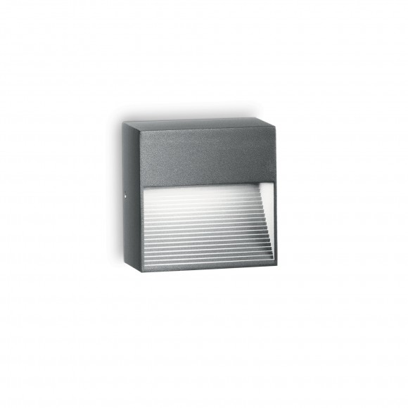 Ideal Lux 122045 Außenwandleuchte 1x28W | G9 | IP44 - anthrazit