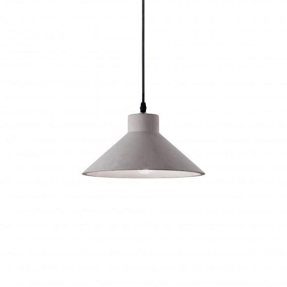 Ideal Lux 129099 Pendelleuchte Oil 1x60W| E27 - Concrete