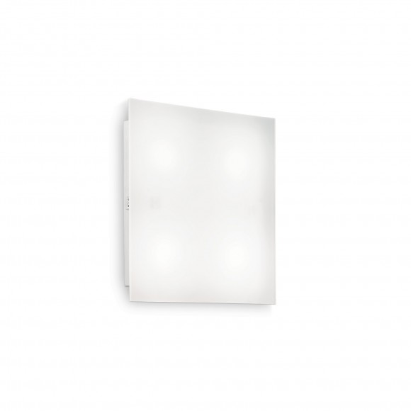 Ideal Lux 134888 Wand- und Aufputzleuchte Flat 1X15W| GX53 - weiß