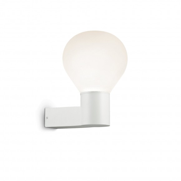Ideal Lux 146621 Außenwandleuchte Clio 1x60W| E27 | IP44 - weiß