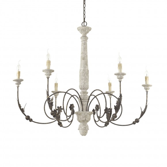 Ideal Lux 166483 Pendelleuchte Volterra 6x40W | E14