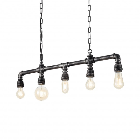 Ideal Lux 175355 Pendelleuchte Plumber 5x60W | E27