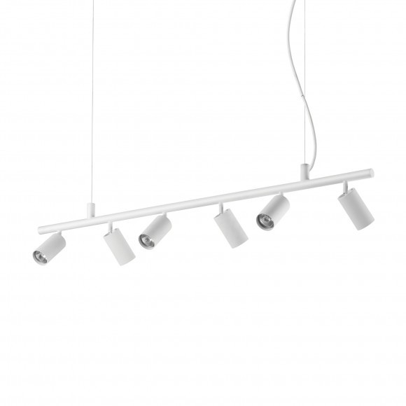 Ideal Lux 231433 Kronleuchter Dynamite 6x28W | GU10 - weiß