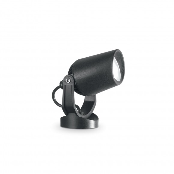 Ideal Lux 247199 Außen Spotleuchte Lampe Minitommy 1x6W | GU10 | IP66 - schwarz