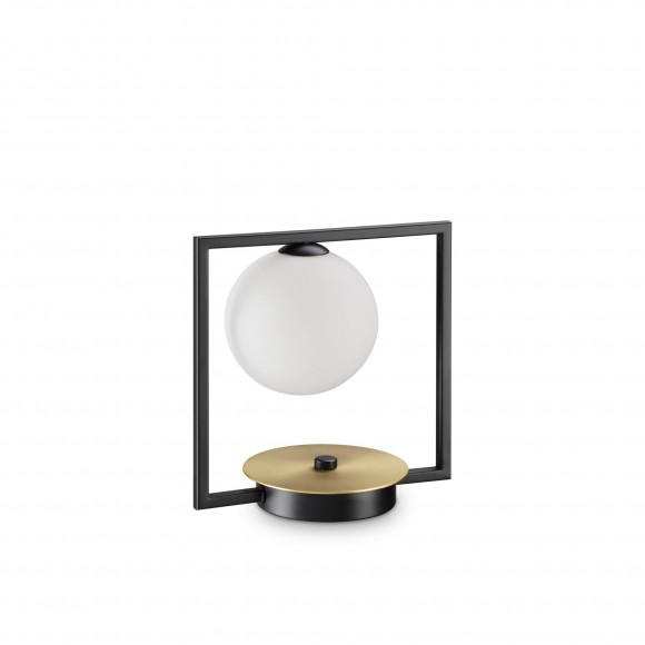 Ideal Lux 248400 Tischleuchte Culto 1x28W | G9- Messing, schwarz