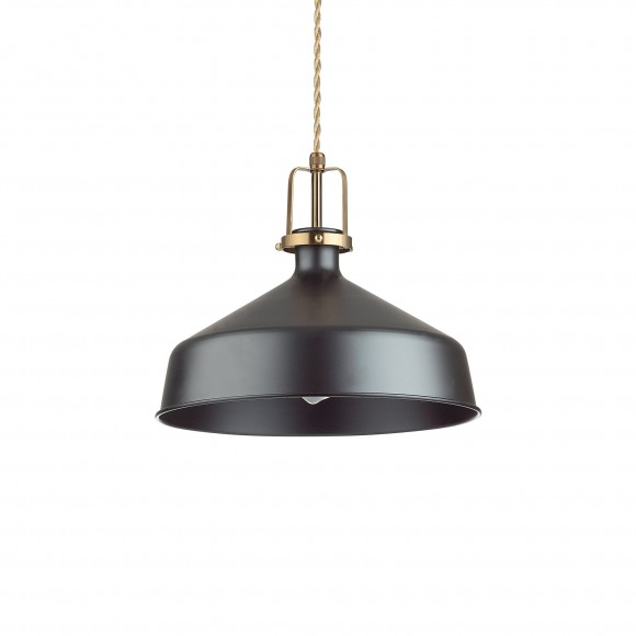 Ideal Lux 249056 Kronleuchter Eris 1x60W | E27 - schwarz und gold