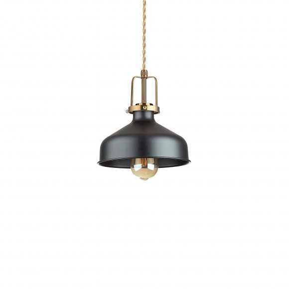 Ideal Lux 249063 Kronleuchter Eris 1x60W | E27 - schwarz und gold