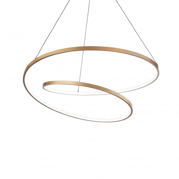 Ideal Lux 269467 LED Hängende Deckenleuchte Oz 1x59w | 6000lm | 3000k - Golden