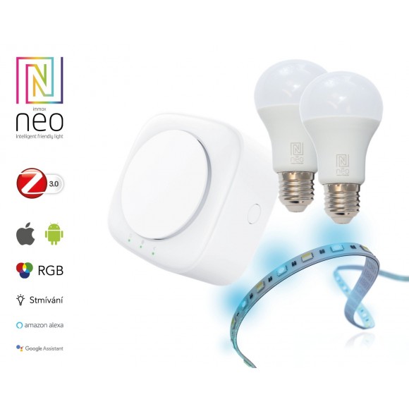 Immax Neo 07043G Set Lampen + Streifen + Brücke Smart Delicate - ZigBee 30 dimmbar