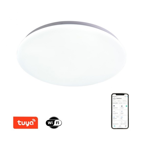 Immax 07156-45 LED-Deckenleuchte Ancora 1x36W | 3960lm | 2700-6500K - intelligent, fernbedienbar, dimmbar, weiß