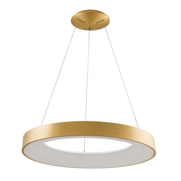 Italux 5304-880RP-GD-3 LED Hängeleuchte Deckenleuchte Giulia 1x80W| 4400lm | 3000K - gold, weiß