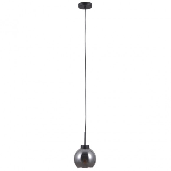 Italux PND-28028-1B Pendelleuchte Poggi 1x40W | E27 - matt, schwarz, rauch