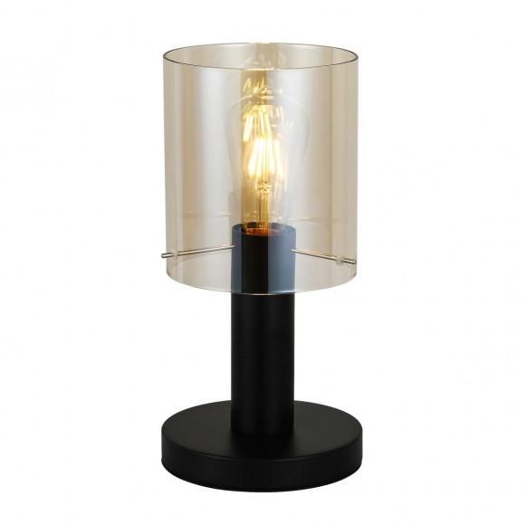 Italux TB-5581-1-BK+AMB Sardo | 40W E27