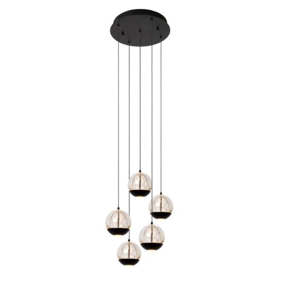 Lucide L134982430 LED Pendelleuchte SENTUBAL  | 5x5,3W integrierte LED-Quelle | 5x210lm | 2700K