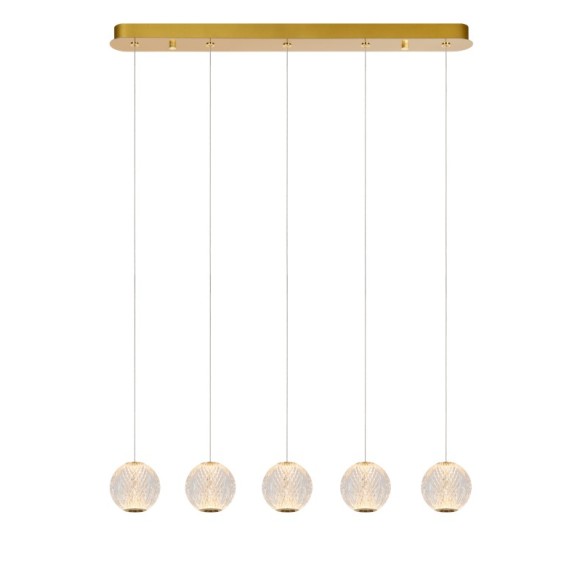 Lucide L134992160 LED Pendelleuchte CINTRA  | 5x4,7W integrierte LED-Quelle | 5x290lm | 2700K