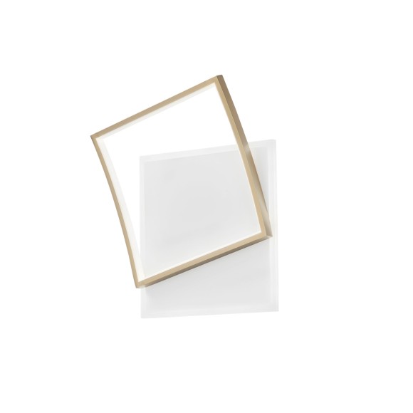 Luce Ambiente Design AYRTON-Q42-ORO LED Deckenleuchte AYRTON | 42W integrierte LED-Quelle | gold