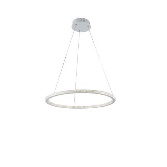 Luce Ambiente Design BRYANT-S1 LED Pendelleuchte BRYANT | 45W integrierte LED-Quelle | Seilleuchte | weiß