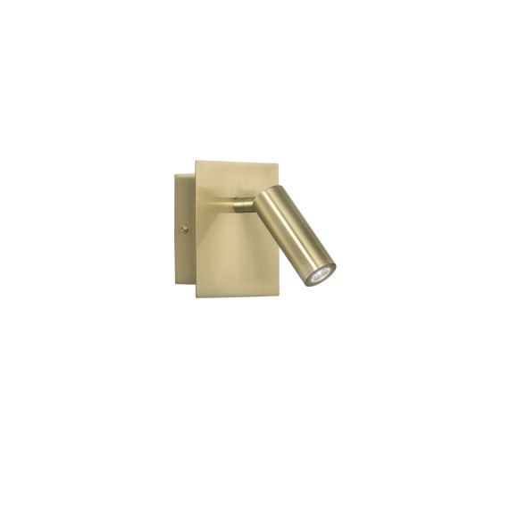 Luce Ambiente Design DICKENS-AP-ORO LED Wandleuchte DICKENS | 2,2W integrierte LED-Quelle | mit Schalter | gold