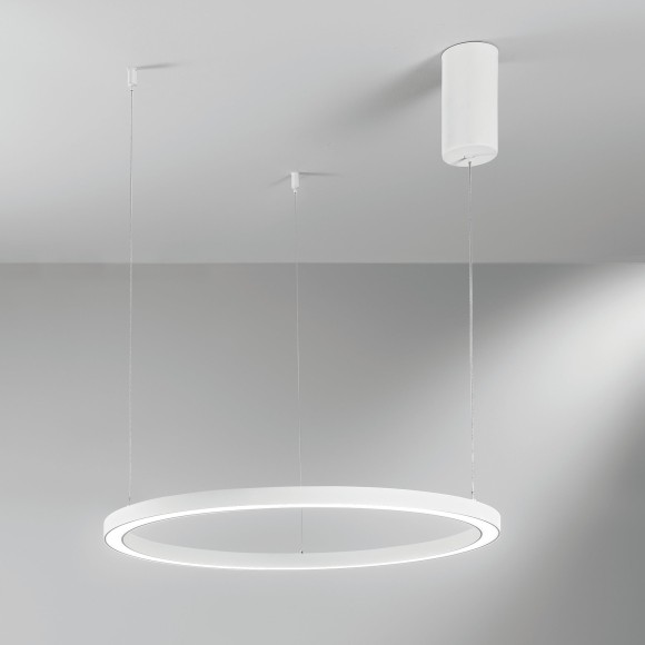 Luce Ambiente Design HOOP-S60-BCO LED Pendelleuchte HOOP | 30W integrierte LED-Quelle | Seilleuchte | weiß