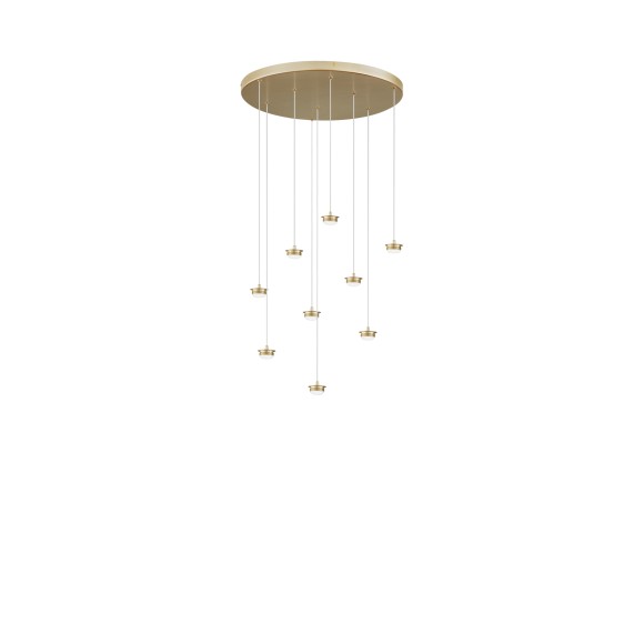 Luce Ambiente Design BASE-S-R9-ORO LED Pendelleuchte BASE | 36W integrierte LED-Quelle | gold