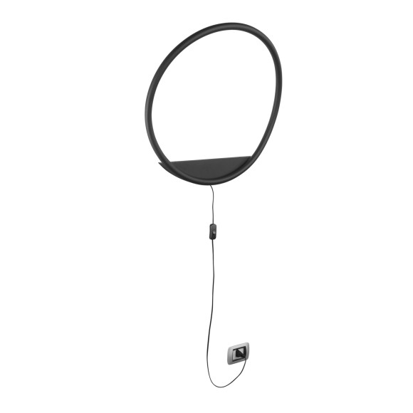 Luce Ambiente Design LINGER-AP60-NER LED Wandleuchte LINGER | 25W integrierte LED-Quelle | schwarz