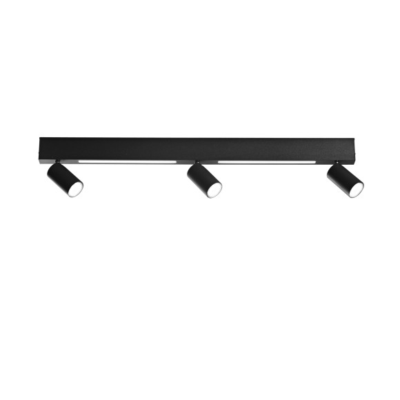 Luce Ambiente Design ORIENTED-5-NER LED Spot-Deckenleuchte ORIENTED | 3xGU10 10WLED 2x8W GU10 | schwarz